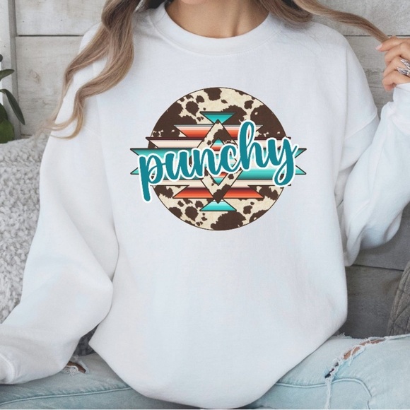 Gildan Tops - NEW Western punchy sweatshirt